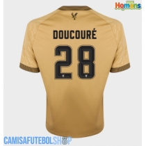Camisa de time de futebol Crystal Palace Cheick Doucoure #28 Replicas 2º Equipamento 2025-26 Manga Curta